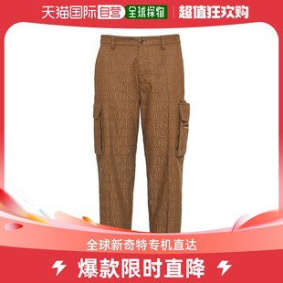 男士 香港直邮Versace Monogram混棉工装 裤