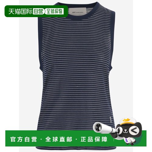 香港直邮Ami Paris 女士T恤 FTP818JE0212A044 SS2026 白色