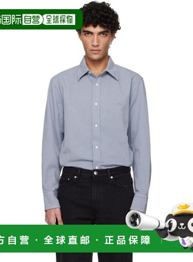 1h可退 香港直邮A.P.C. 男士 蓝色刺绣夹克 COHLDH32050 grey灰色