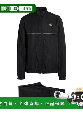 香港直邮Ea7 男士 Tracksuits 运动装 black黑色 舒适时尚