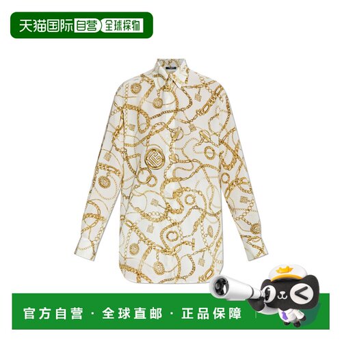 1h可退 香港直邮BALMAIN 女士衬衫 FF1HS435SF00GAD AW2025 花色