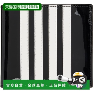 1h可退 香港直邮Thom Browne 汤姆 布朗 男士 黑色 Patent 4-Bar