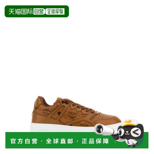 欧洲直邮MCM 男士运动鞋 MEXESAJ03CO CO 棕色 徽【付后1h可退】