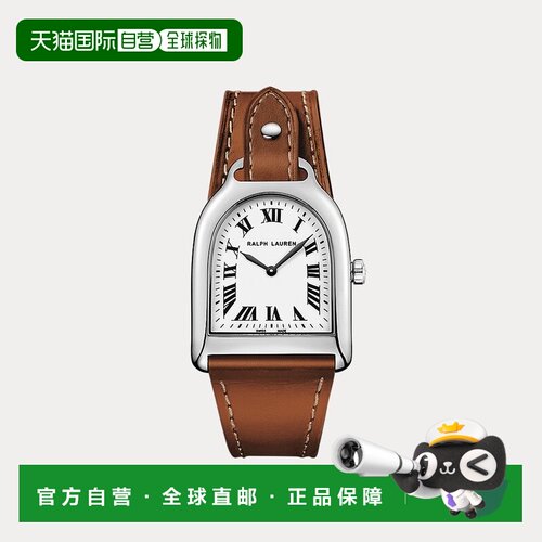 自营欧洲直邮RalphLauren拉夫劳伦 The Stirrup带白色表盘小号腕