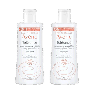 欧洲直邮Avene雅漾修护洁面乳清爽卸妆柔和舒缓400ml2瓶装正品