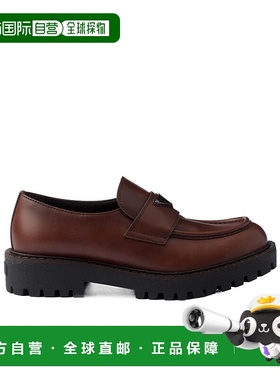 香港直邮Prada 圆头乐福鞋 2DE151070FG001一脚蹬单鞋