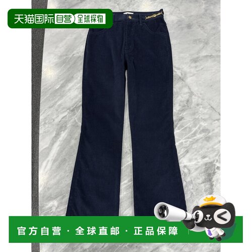 香港直邮Celine 腰带袢休闲裤 RP02V694V.直筒裤喇叭裤