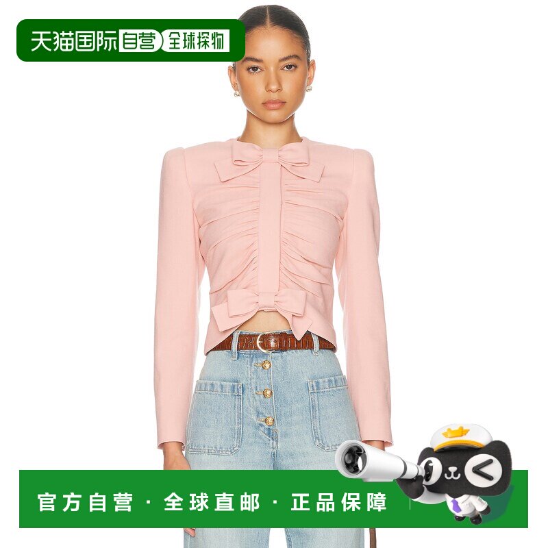 美国直邮valentino 华伦天奴 女士 Rouche 西装外套 8B0CE5R7A6F