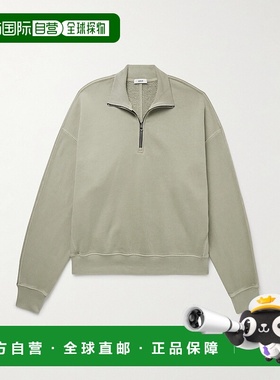 香港直邮AGOLDE 男士 Idris 棉针织半拉链卫衣 A10271784wicker(m