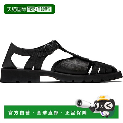 1h可退 香港直邮Hereu 男士 黑色 Pesca Sport Grainy 凉鞋 PESPG