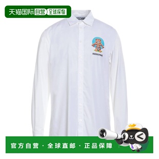 香港直邮Moschino white白色 莫斯奇诺 衬衫 舒适时 男士 1h可退