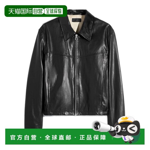 香港直邮LEMAIRE 男士皮衣 OW1211LL0175BK999 SS2026 黑色