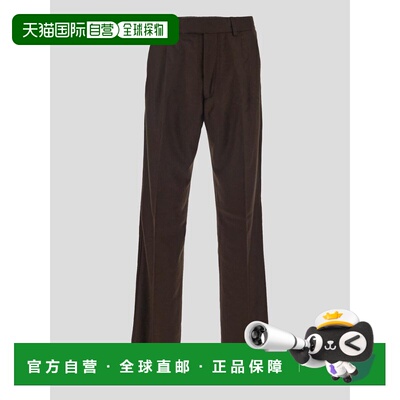 香港直邮AMIRI 男士休闲裤 AW22MAW019200DARKBROWN AW2022阔腿裤