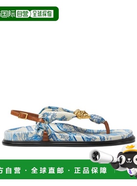 香港直邮Versace 圆头平底凉鞋 10211041A14858范思哲