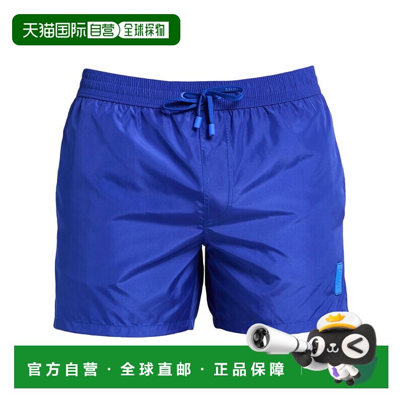 香港直邮Balmain 巴尔曼 男士 泳裤 blue蓝色 舒适时尚