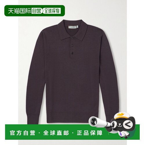 1h可退 香港直邮Canali 康钠丽 男士 羊毛Polo衫 MK01149COO17501