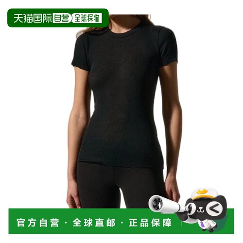 香港直邮James Perse 女士T恤 WVA3978BLK AW2026 黑色 短袖针织T