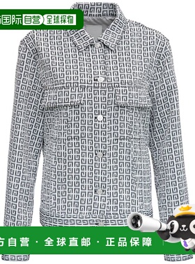 香港直邮Givenchy 纪梵希 女士 提花logo图案牛仔夹克 BW00C313N0