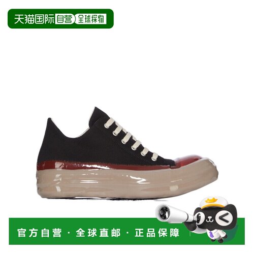 Rick Owens Drkshdw 圆头低帮休闲鞋 DU02E7802DO 【付后1h可退】