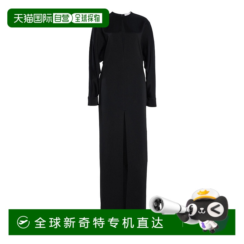 1h可退 香港直邮Michael Kors 迈克高仕 女士 开缝缎面长款连衣裙