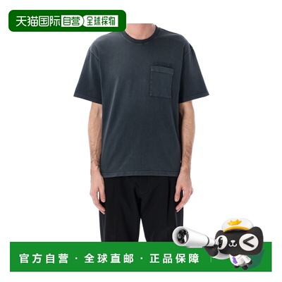香港直邮Marni Logo 贴片短袖T恤 HUMU0358GXUSCY94圆领