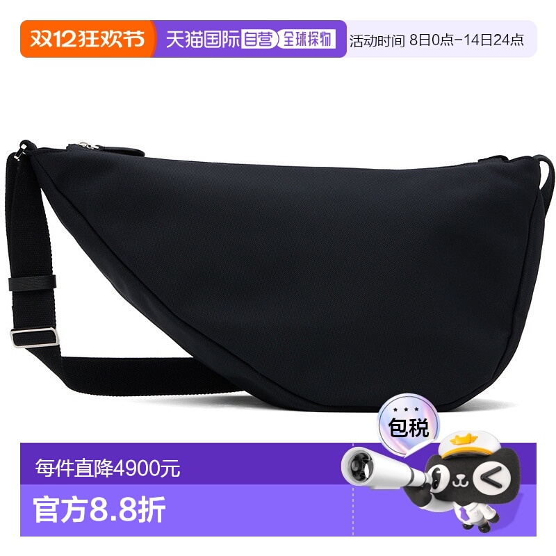 1h可退 香港直邮The Row 男士 黑色 Slouchy Banana 斜挎包 W1304