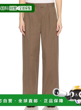 1h可退 香港直邮The Row 女士 Alfidis 裤子 8884W3897 brown棕色