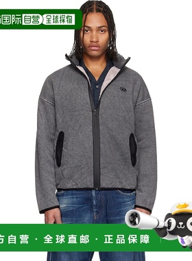 香港直邮Diesel 迪赛 男士 灰色 S-Baty-New 运动夹克 A194070AJF