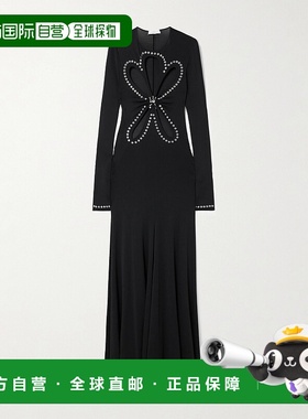 香港直邮Rabanne 女士 EYE-CATCHING 黑色连衣裙 25AJRO135VI0191
