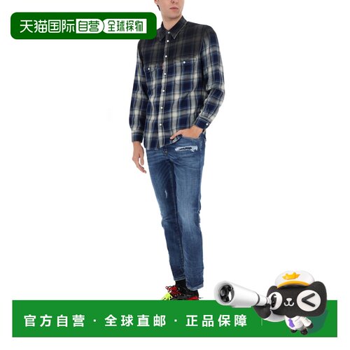 欧洲直邮dsquared2 男士 牛仔裤