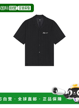 1h可退 香港直邮Represent 男士 刺绣保龄球衬衫 MLM2967