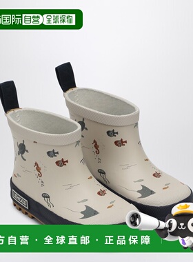 1h可退 香港直邮Liewood 女童 Tekla Creature/Sandy 海滩雨靴童