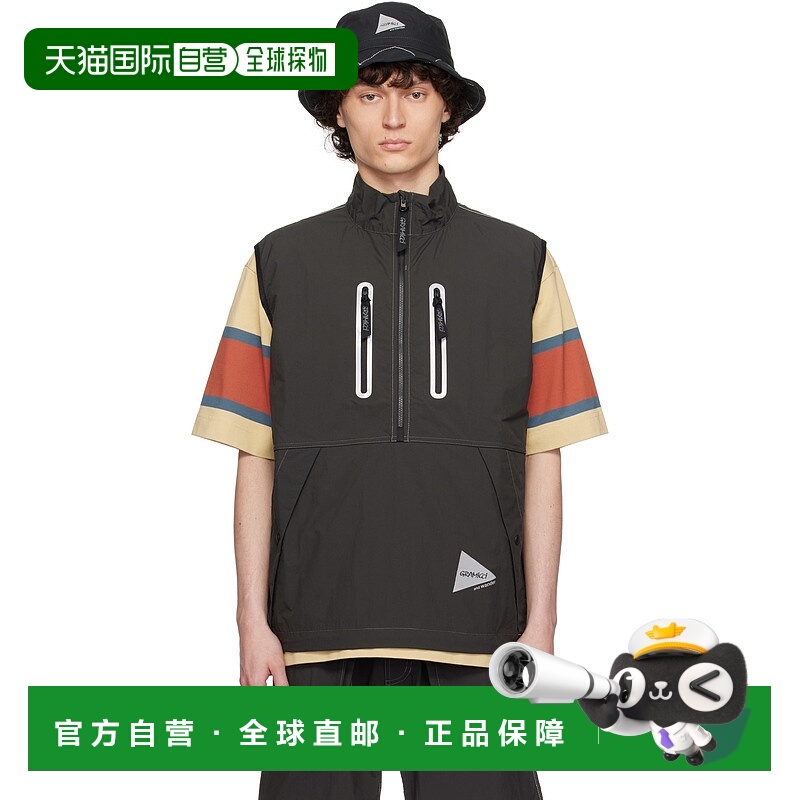 1h可退 香港直邮And Wander 男士 灰色 Gramicci 联名 Brushed Ny