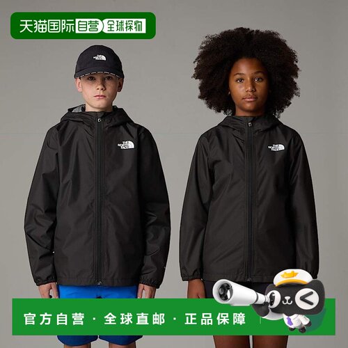 自营欧洲直邮北面Zipline 儿童雨衣TheNorthFace户外