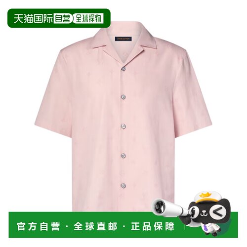 Louis Vuitton 刺绣开领短袖衬衫 1AK7AP 【付后1h可退】