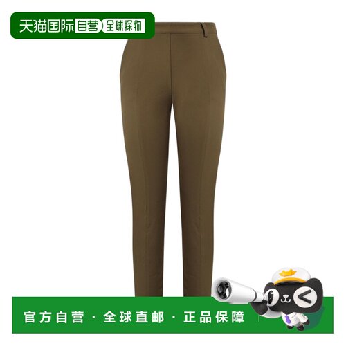 1h可退 香港直邮PINKO 女士休闲裤 107801A3MPV59 AW2026 绿色 腰