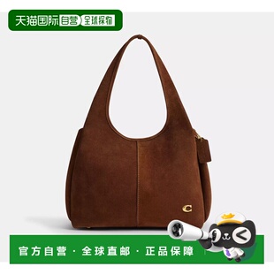 自营欧洲直邮Coach蔻驰 女士棕色Lana 单肩包