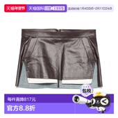 香港直邮rick 女士 owens 1h可退 瑞克 欧文斯 Fog 剪破迷你半身