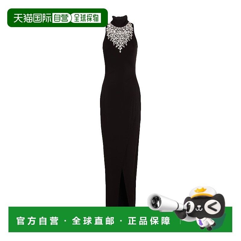 1h可退 香港直邮Balmain 巴尔曼 女士 高雅连衣裙 black黑色 舒适