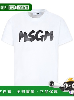 香港直邮MSGM 短袖圆领 T 恤 F4MSJUTH0540