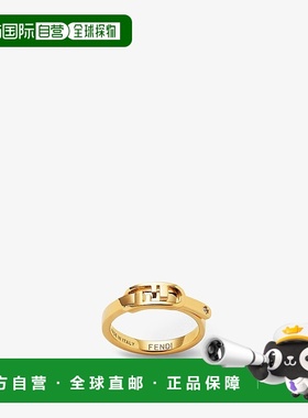 1h可退 欧洲直邮FENDI (2025) Fendi O’Lock 戒指 - 金色戒指