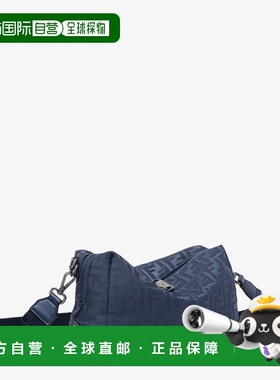 1h可退 欧洲直邮FENDI（芬迪）Fendi Lui 中号方形 FF - 深蓝色尼