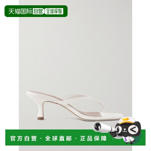 1h可退 香港直邮Staud 女士 Freja 皮质凉鞋 F25S5004BNPAPR高跟
