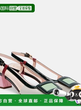 香港直邮ROGER VIVIER 罗杰 维维亚 女士 Belle Vivier 45 皮质露