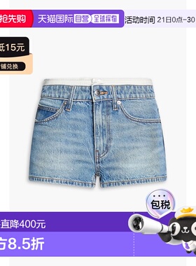 1h可退 香港直邮Alexander Wang 亚历山大 王 女士 牛仔短裤 4DC1