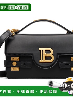 1h可退 香港直邮Balmain 巴尔曼 女士 黑色 Smooth Leather B-Buz