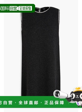 香港直邮THEORY 希尔瑞 女士 羊毛混纺迷你连衣裙 O1111743BLACKM