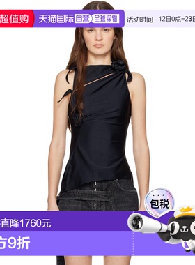 香港直邮Coperni 女士 黑色 Flower 上装 COPT76545性感上衣