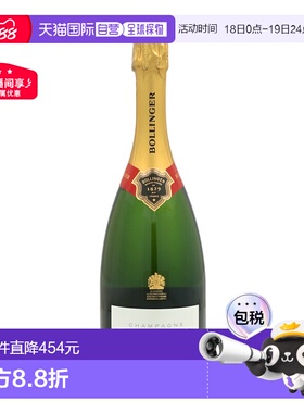 欧洲直邮bollinger堡林爵香槟酒12%vol750ml法国原装进口回味悠长