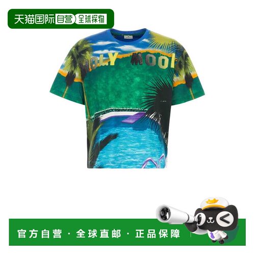 香港直邮ETRO 男士T恤 1Y69994810250 SS2023 绿色 CALIFORNIA PR